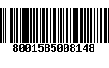 Código de Barras 8001585008148