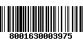 Código de Barras 8001630003975