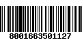 Código de Barras 8001663501127