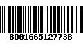 Código de Barras 8001665127738