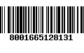 Código de Barras 8001665128131