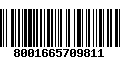 Código de Barras 8001665709811