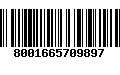 Código de Barras 8001665709897