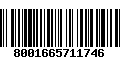 Código de Barras 8001665711746