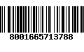 Código de Barras 8001665713788