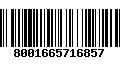 Código de Barras 8001665716857