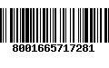 Código de Barras 8001665717281