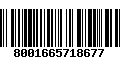 Código de Barras 8001665718677