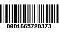 Código de Barras 8001665720373