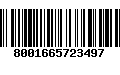 Código de Barras 8001665723497