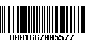 Código de Barras 8001667005577