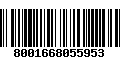 Código de Barras 8001668055953