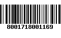 Código de Barras 8001718001169