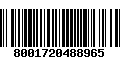 Código de Barras 8001720488965