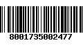 Código de Barras 8001735002477