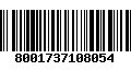 Código de Barras 8001737108054