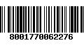 Código de Barras 8001770062276