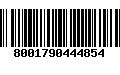 Código de Barras 8001790444854