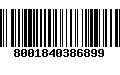 Código de Barras 8001840386899