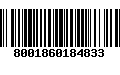 Código de Barras 8001860184833