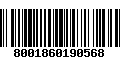 Código de Barras 8001860190568