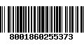 Código de Barras 8001860255373