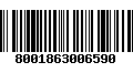 Código de Barras 8001863006590