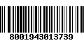 Código de Barras 8001943013739