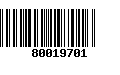 Código de Barras 80019701