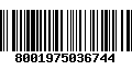 Código de Barras 8001975036744