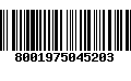 Código de Barras 8001975045203