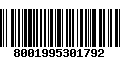 Código de Barras 8001995301792