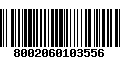 Código de Barras 8002060103556