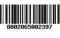 Código de Barras 8002065002397