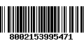 Código de Barras 8002153995471