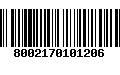 Código de Barras 8002170101206