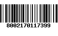 Código de Barras 8002170117399