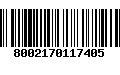 Código de Barras 8002170117405