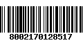 Código de Barras 8002170128517