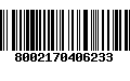 Código de Barras 8002170406233