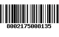 Código de Barras 8002175008135