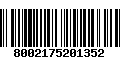 Código de Barras 8002175201352