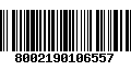 Código de Barras 8002190106557