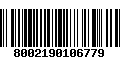 Código de Barras 8002190106779