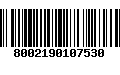 Código de Barras 8002190107530