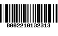 Código de Barras 8002210132313