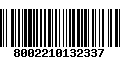 Código de Barras 8002210132337