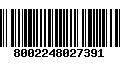 Código de Barras 8002248027391