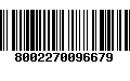 Código de Barras 8002270096679