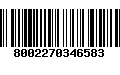 Código de Barras 8002270346583